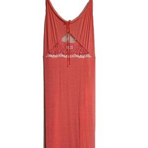 LA PERLA LUX SOFT FULL-LENGTH NIGHTGOWN NIGHTDRESS SLEEPWEAR PEACHY PINK MEDIUM